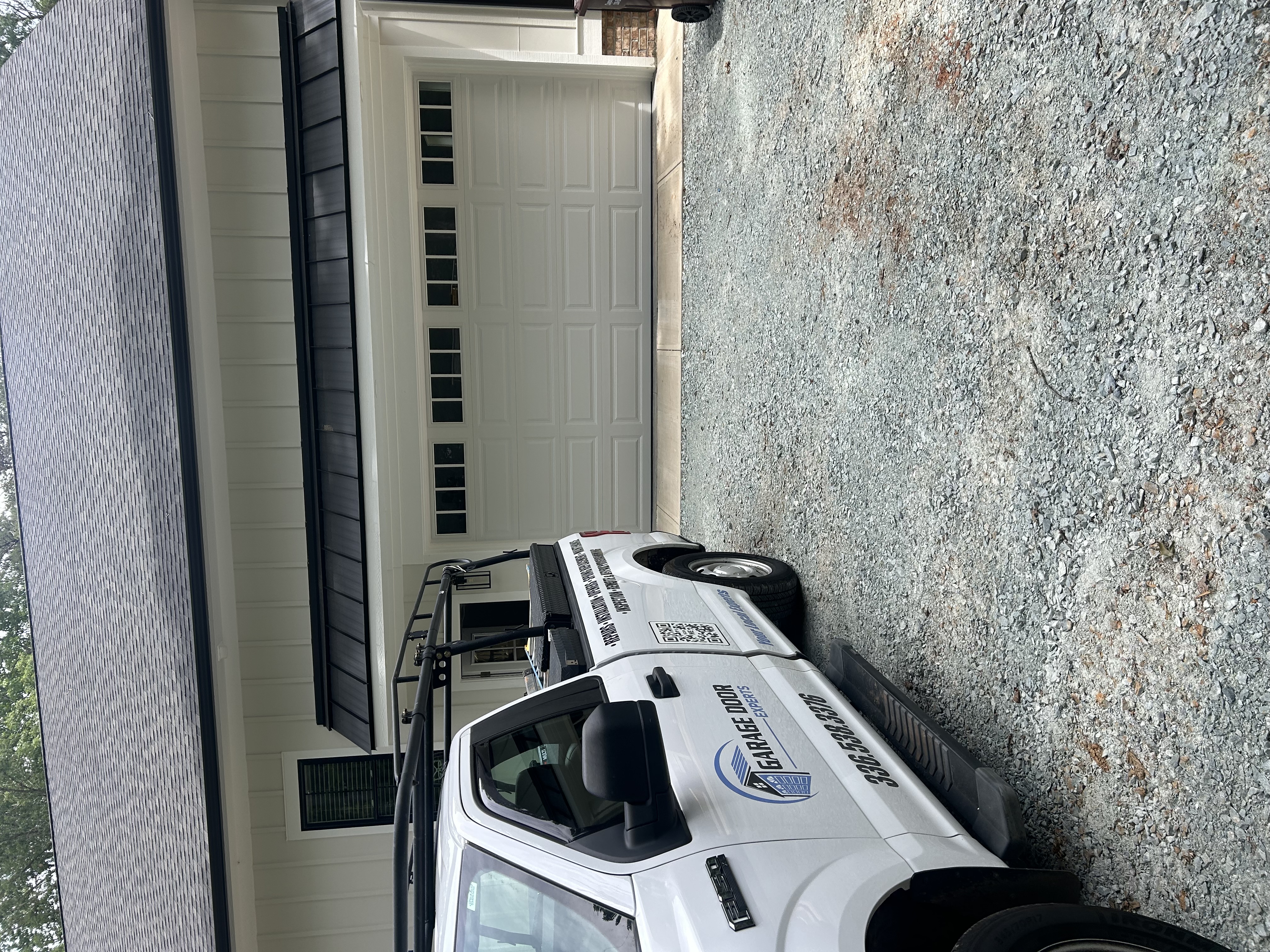 Garage Door Experts NC service truck - professional garage door repair and installation in Burlington NC